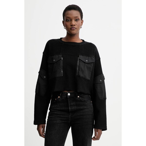 Bavlnená mikina G-Star Multi pkt mix loose cropped 65275583