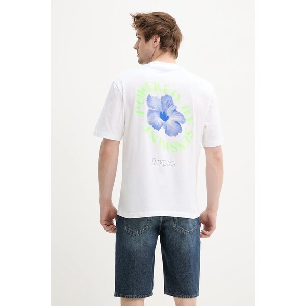 Bavlnené tričko Hugo Blue 63175556