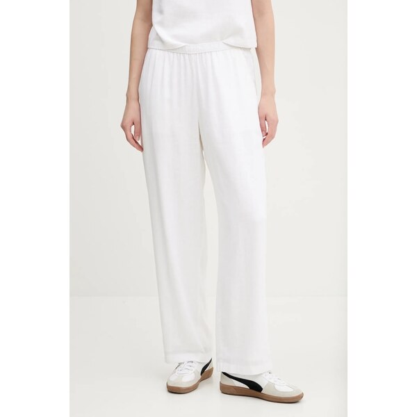 Ľanové nohavice Abercrombie & Fitch 62738177