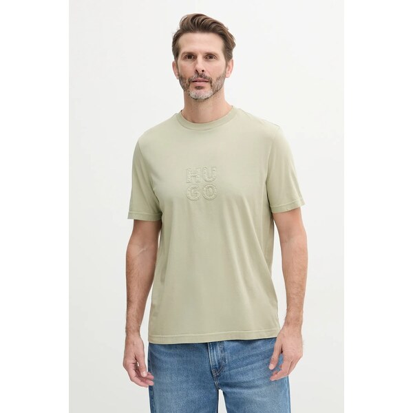 Bavlnené tričko HUGO 63301136