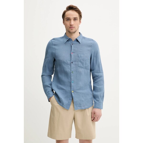 Ľanová košeľa PS Paul Smith 64183151