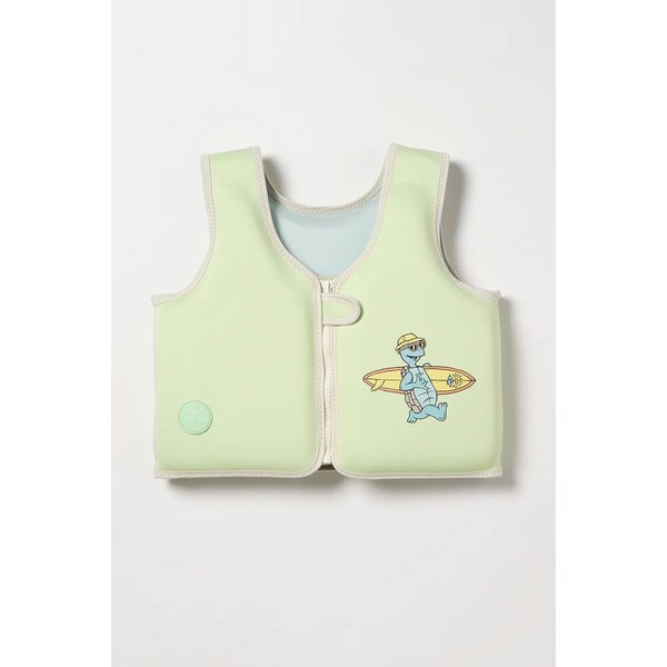 Detská plavecká vesta SunnyLife Shred Turtle Aqua x Rip Curl 3-6 years 63455230