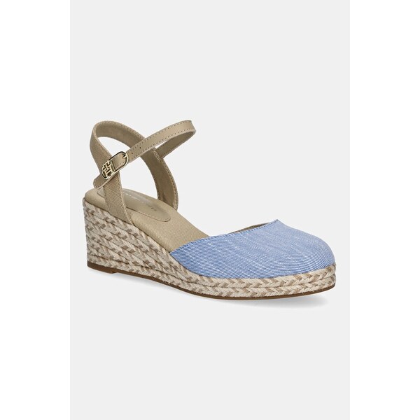 Espadrilky Tommy Hilfiger CHAMBRAY MID WEDGE ESPAD 62861460