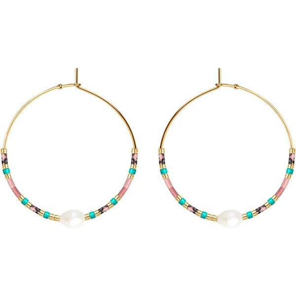 Pozlátené náušnice Lilou 66825498