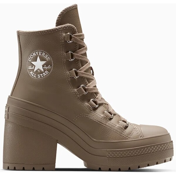 Kožené členkové topánky Converse Chuck 70 De Luxe Heel 65727764