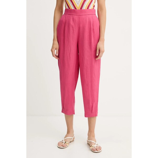 Ľanové nohavice United Colors of Benetton 63788647