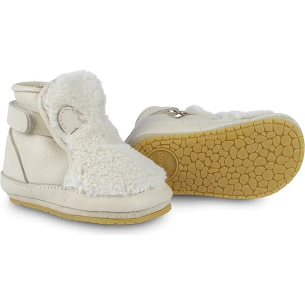 Kožené topánky pre bábätká Donsje Richy Booties Polar Bear 65390208