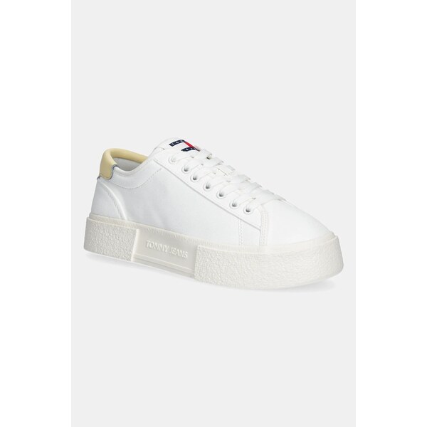 Tenisky Tommy Jeans FLATFORM CANVAS SNEAKER 62980091