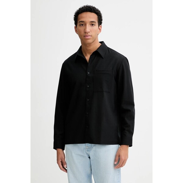 Košeľa s prímesou vlny Calvin Klein 66047382