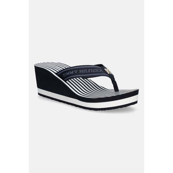 Šľapky Tommy Hilfiger TH STRIPES WEDGE BEACH SANDAL 63415396