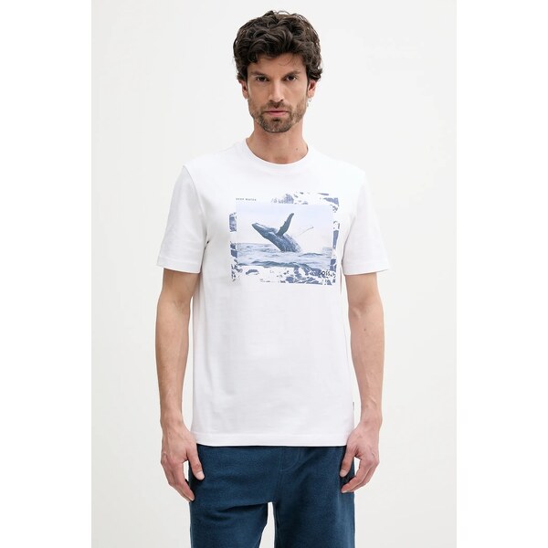 Bavlnené tričko BOSS Orange 63608379