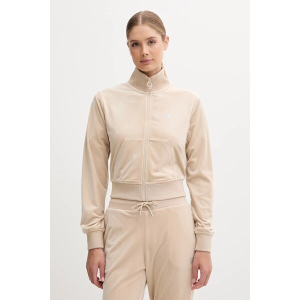 Velúrová mikina Guess COUTURE 64047214