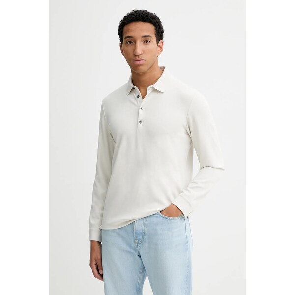 Tričko s dlhým rukávom s prímesou vlny Calvin Klein 66047651