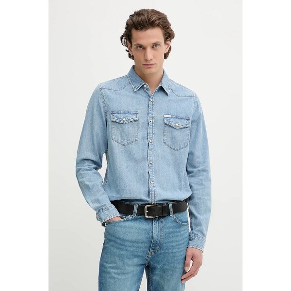 Rifľová košeľa Guess Jeans 65206371