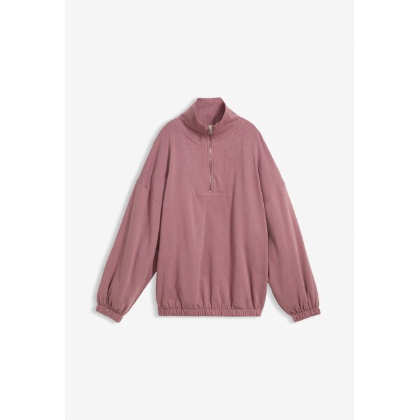 bonprix Oversize-mikina z bio bavlny, farba fialová 66048400