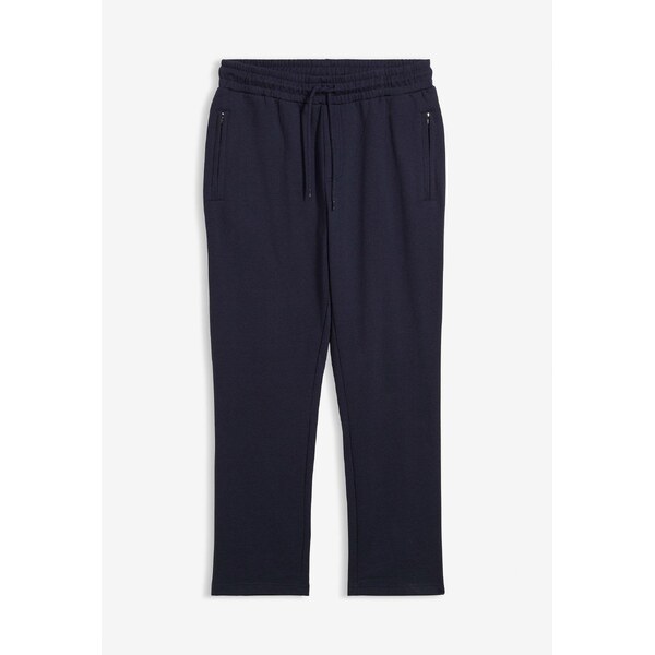 bonprix Tepláky s praktickými vreckami na zips, farba modrá 66048577