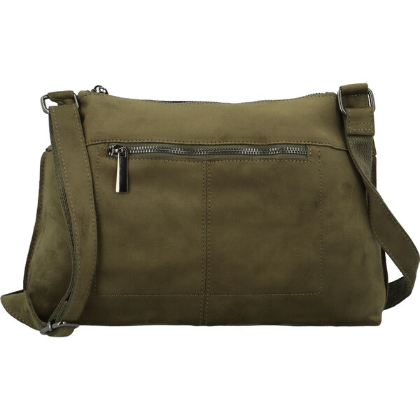 Dámska crossbody kabelka tmavo zelená - Paolo bags Talitha zelená 66048621