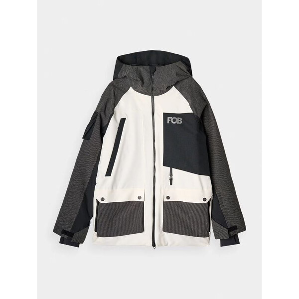 Pánska snowboardová bunda s membránou 10000 4F 4FWAW24TTJAM511-11S 66087268