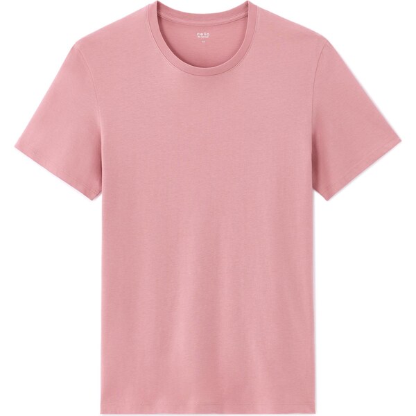 Ružové pánske basic tričko Celio Tebase 50576446