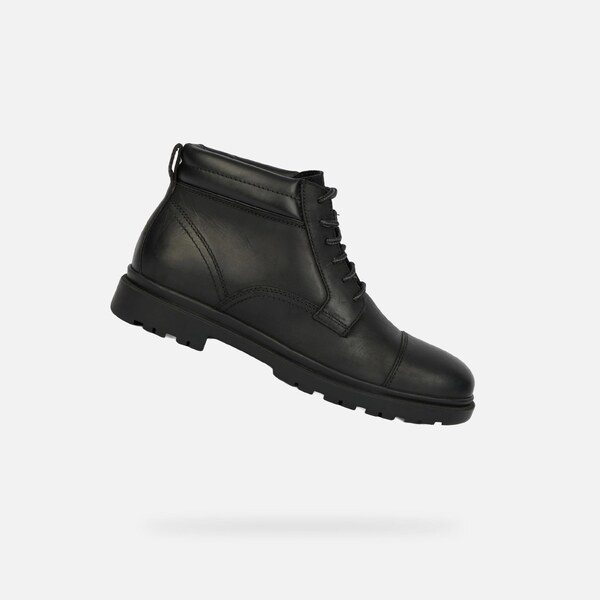 Čierne pánske členkové topánky Geox Andalo 66049283