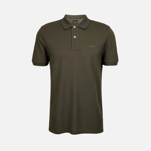GEOX Khaki Mens Polox Polo T-Shirt - Mens 66049310
