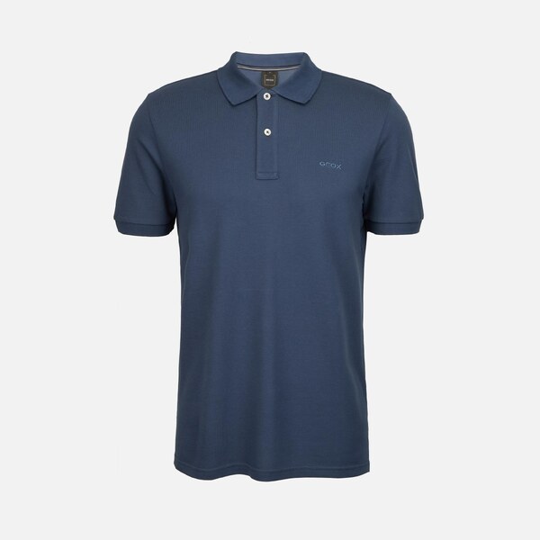 GEOX Dark Blue Mens Polox Polo T-Shirt - Mens 66049311