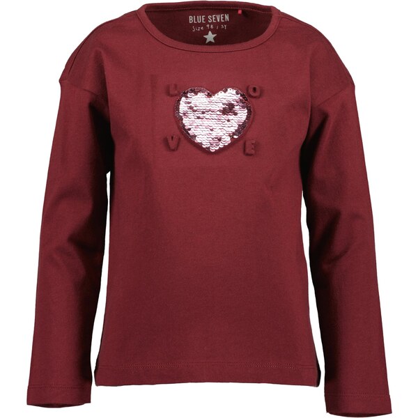 BLUE SEVEN Tričko svetlofialová / tmavočervená 66050635