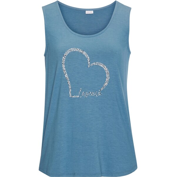 LASCANA Top modrosivá / čierna / biela 66050642