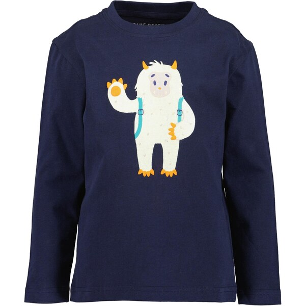 BLUE SEVEN Tričko modrozelená / tmavomodrá / šafránová / biela 66050637