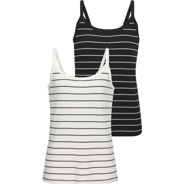 VIVANCE Top čierna / biela 66050784