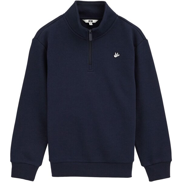 WE Fashion Mikina námornícka modrá / biela 66050979