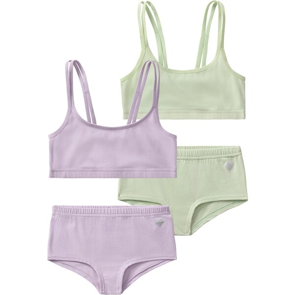 BUFFALO Súpravy bielizne svetlozelená / levanduľová 66051016