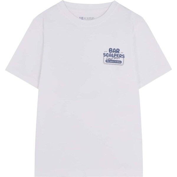 Scalpers Tričko modrá / biela 66052075