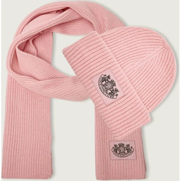 Juicy Couture Šál + čiapka CHEETAH CREST | s prímesou vlny 65546960