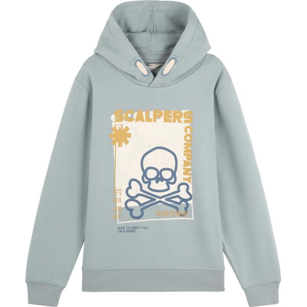 Scalpers Mikina béžová / svetlomodrá / okrová 66052088
