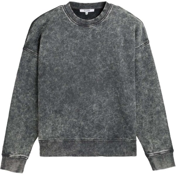 Scalpers Mikina sivá / biela 66052156