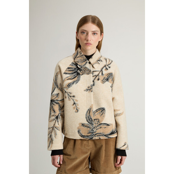 KOŠEĽA WOOLRICH JACQUARD WOOL OVERSHIRT 67047589