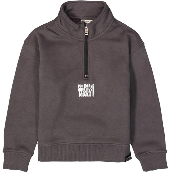 GARCIA Mikina antracitová / biela 66052333