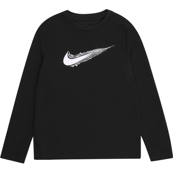 NIKE Funkčné tričko čierna / biela 66052542