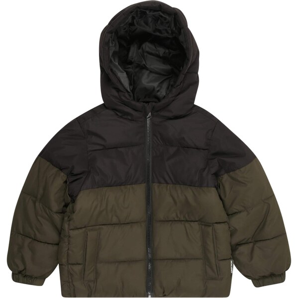 JACK & JONES MINI Prechodná bunda MAZE olivová / čierna 66052611