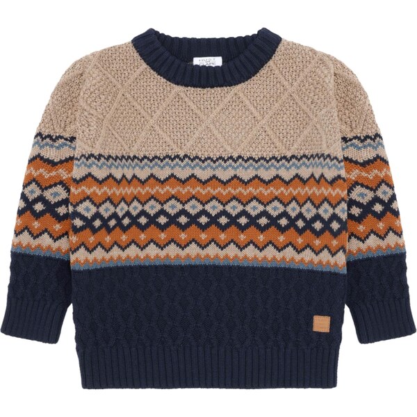 Hust & Claire Sveter HCPelle béžová / námornícka modrá / svetlomodrá / 66052664