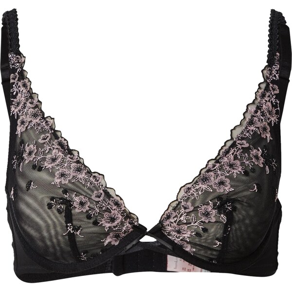 Hunkemöller Podprsenka Chloe Up orgovánová / čierna 66052711