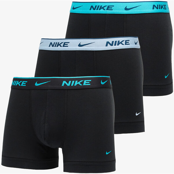 Boxerky Nike Dri-FIT Everyday Cotton Stretch Trunk 3-Pack Black L 66055682