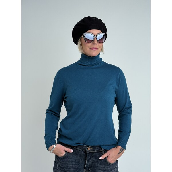 Voga Móda Petrolejový rolák EVELIN 66053779