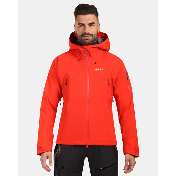 Pánska hardshellová bunda Kilpi TRINITY-M červená 66055940