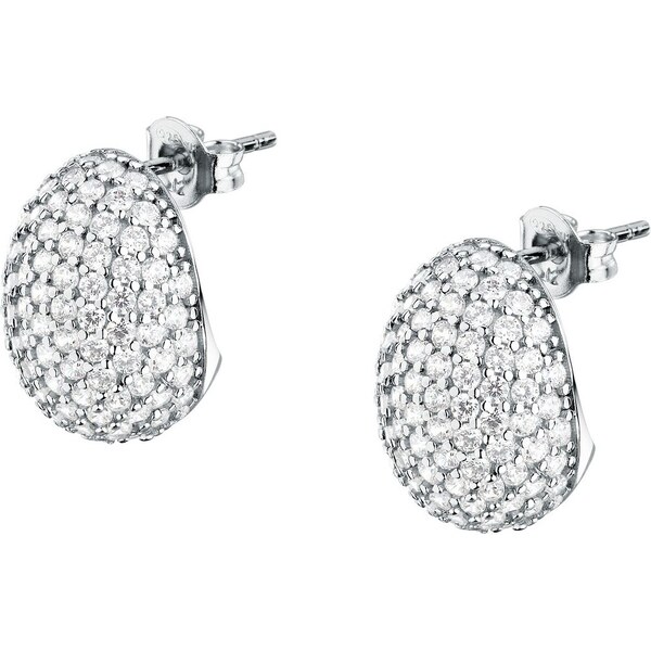 Morellato Oslnivé strieborné náušnice Pave` SAZB16 66578952