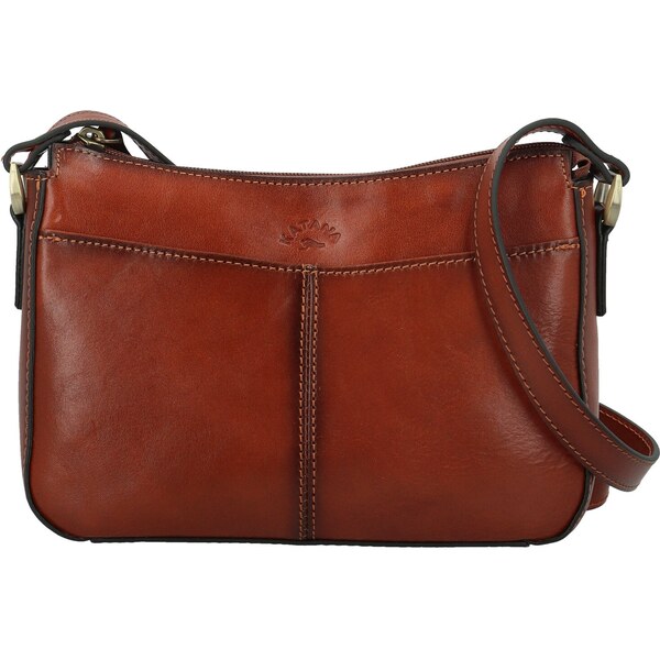 Dámska kožená crossbody kabelka hnedá - Katana Denali hnedá 66113277