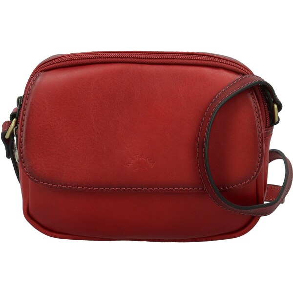 Dámska kožená crossbody kabelka vínová - Katana Shirin vínová 66113273
