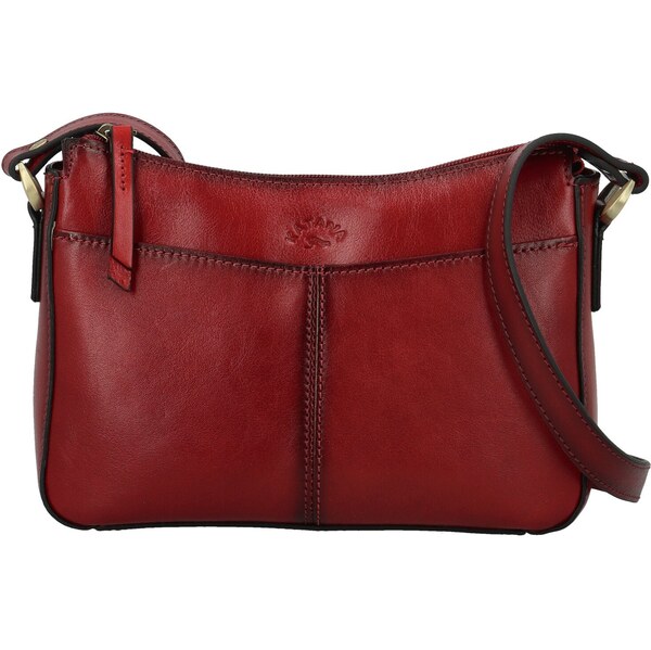 Dámska kožená crossbody kabelka vínová - Katana Denali vínová 66113276