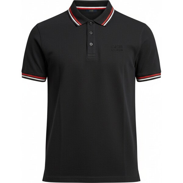 CAVALLI CLASS Louis Black polo tričko 66062861